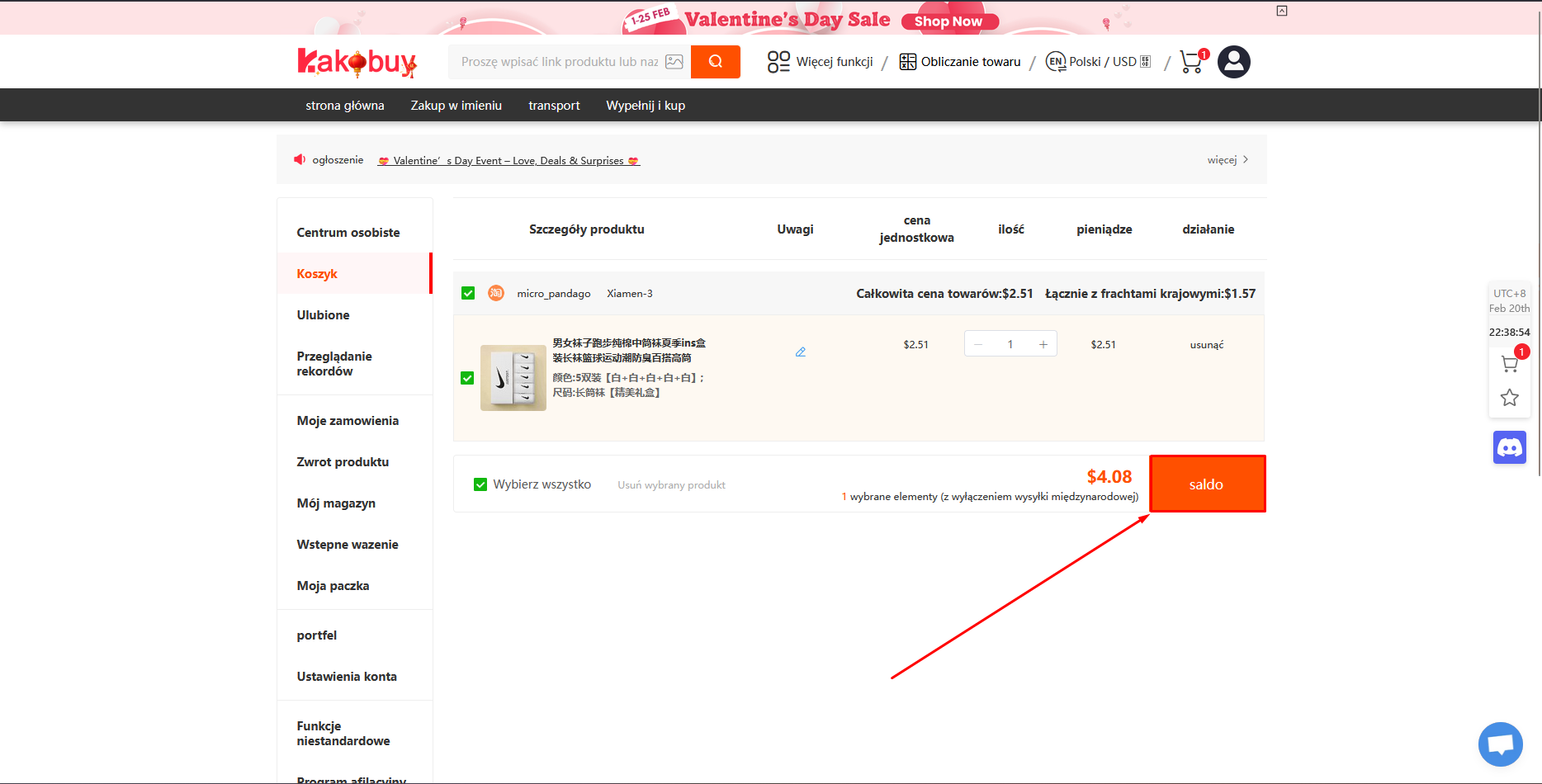 Jak zamawiać Kakobuy itemy
